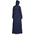 Front open hood travel abaya - Navy Blue